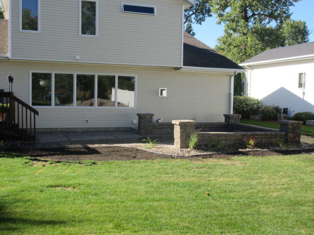 Custom Wood Look Patio Legacy Landscaping, Bismarck Mandan ND