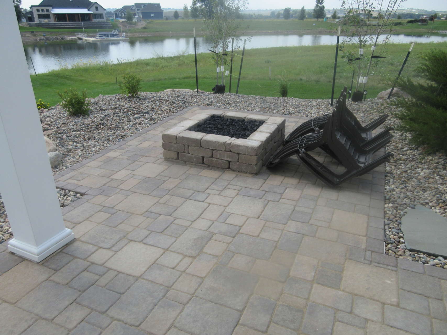 Patio On the Water Legacy Landscaping, Bismarck Mandan ND